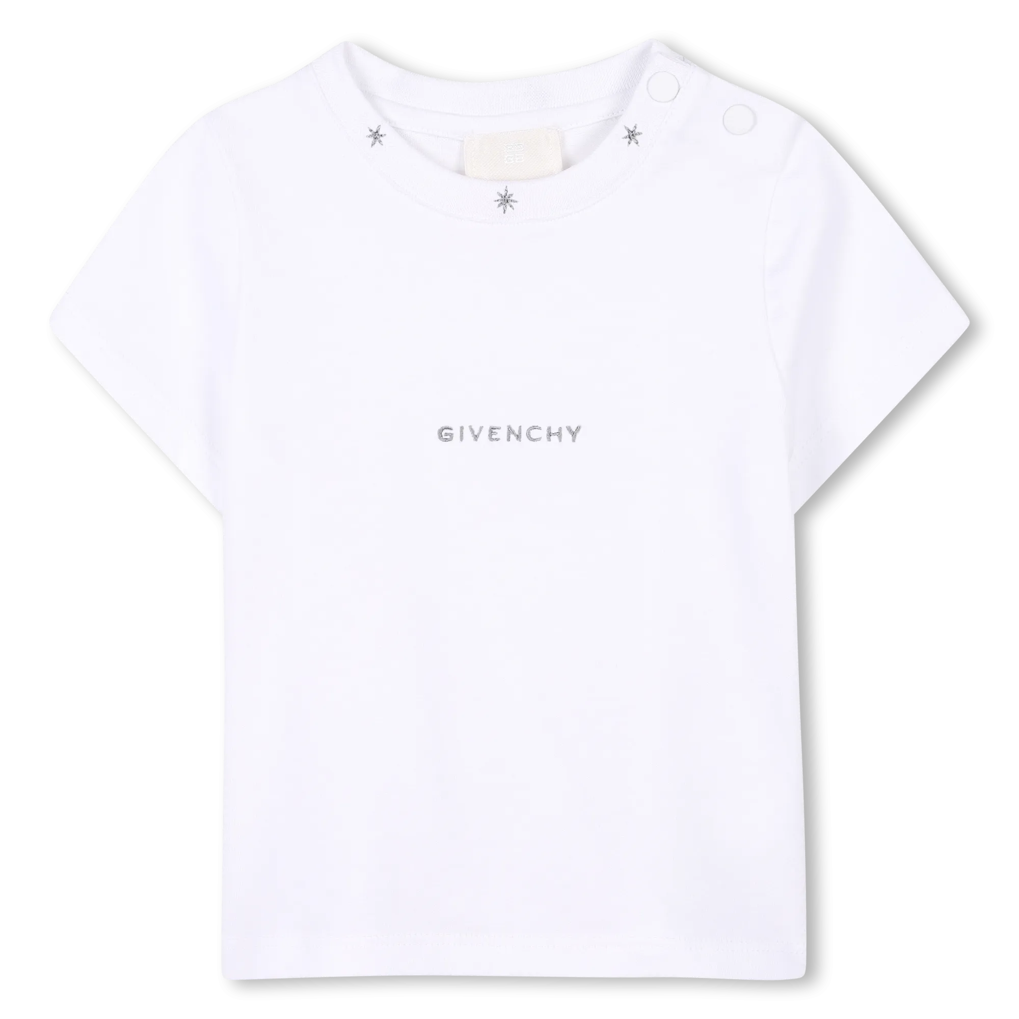 White Star Neckline T-Shirt