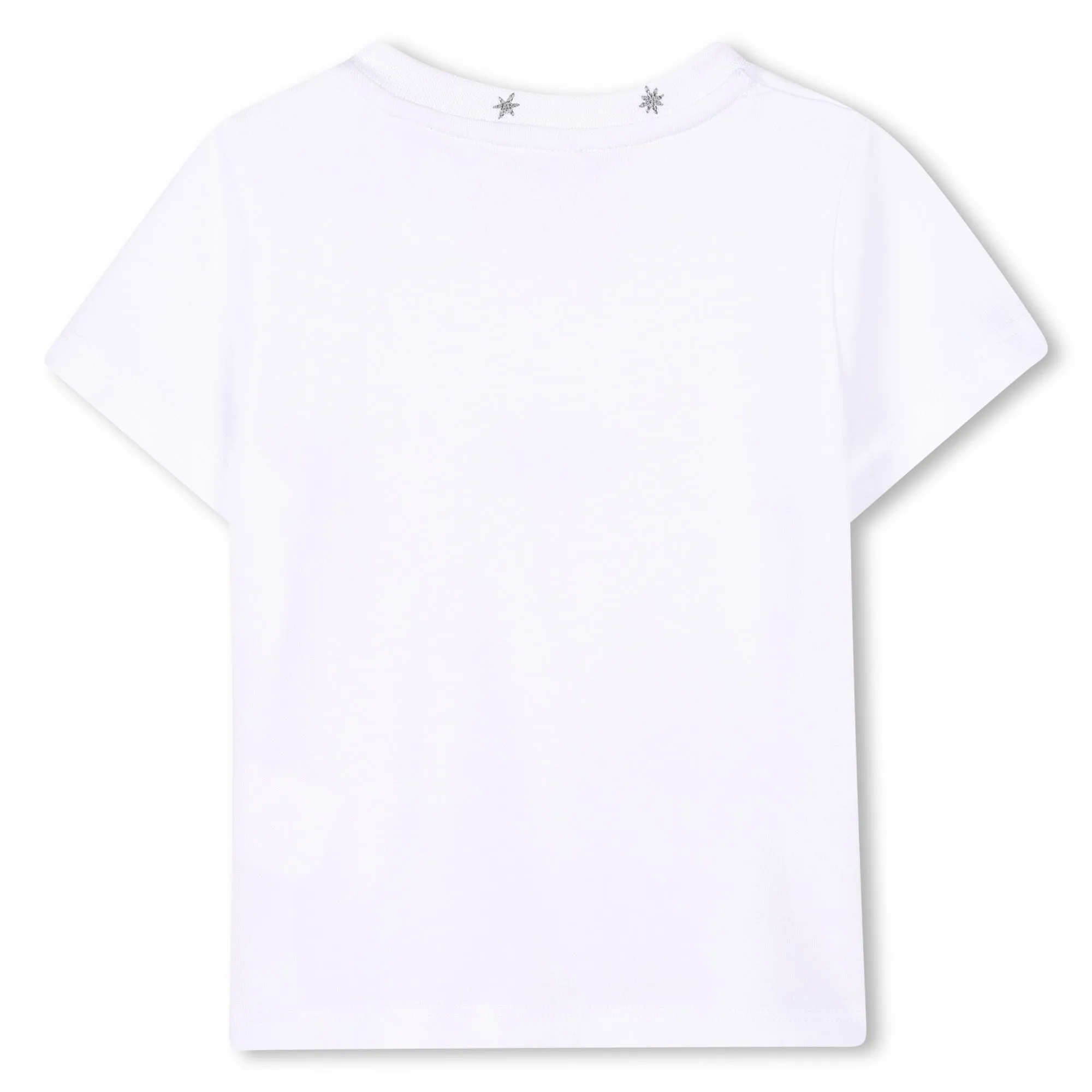 White Star Neckline T-Shirt