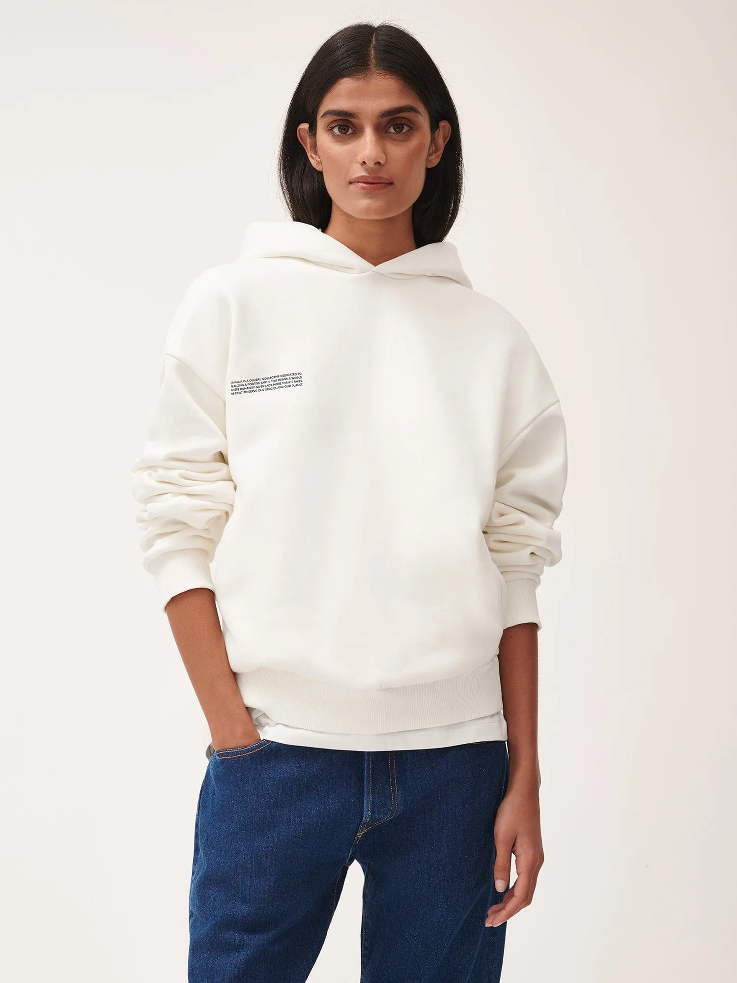 Womens 365 Heavyweight Hoodie—off-white