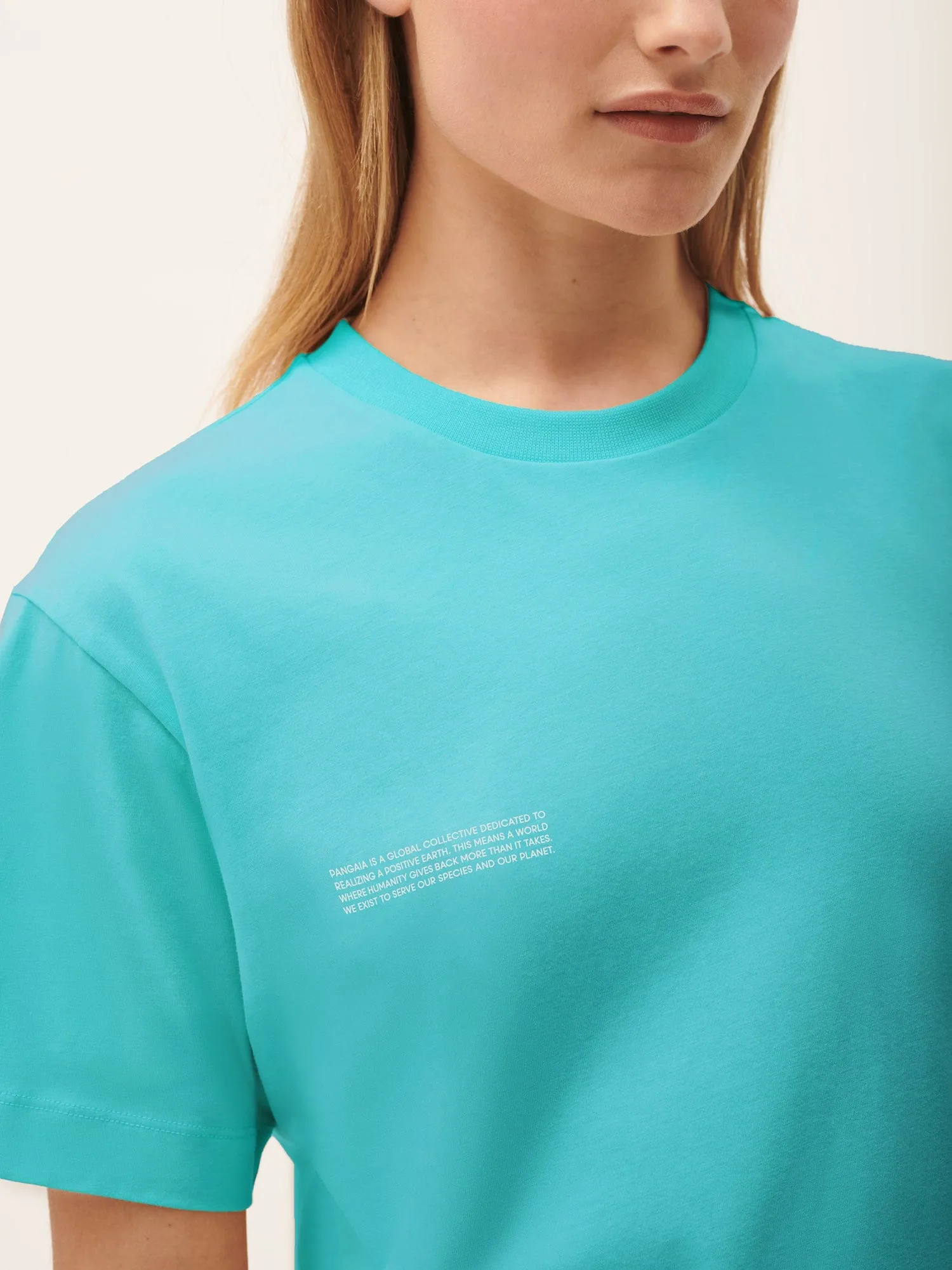 Womens 365 Midweight T-shirt—Ocean Turquoise