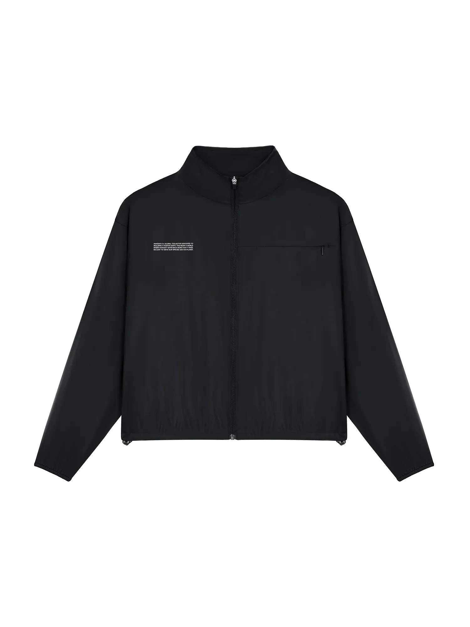 Womens DNA Recycled Nylon Packable Jacket—black