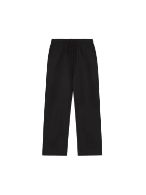 Women's (gaia)PLNT Nylon Straight Leg Track Pants—Black