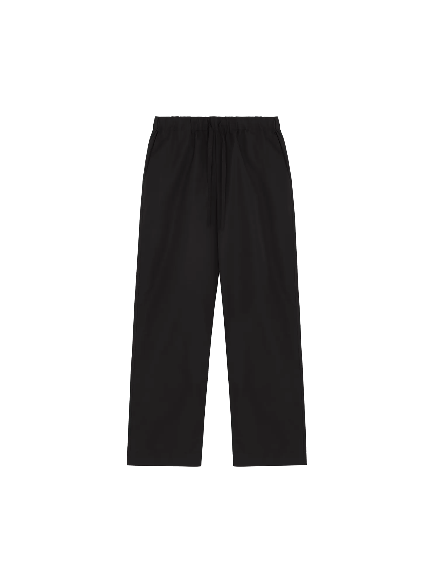 Women's (gaia)PLNT Nylon Straight Leg Track Pants—Black