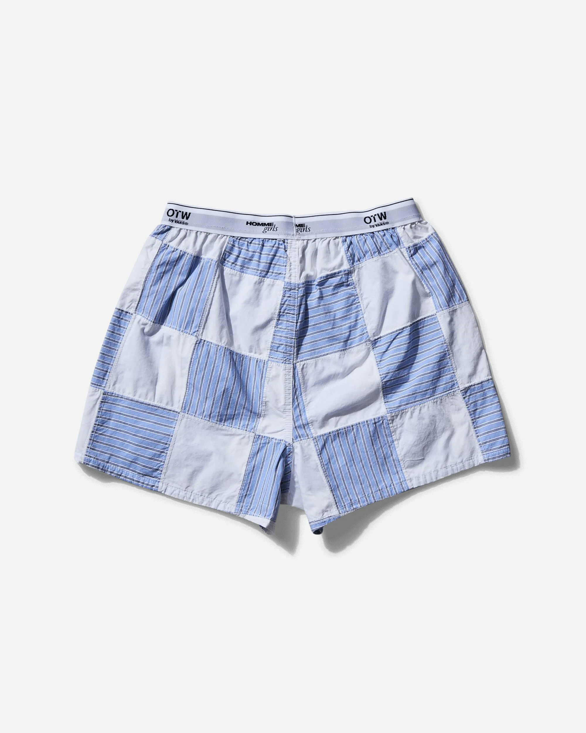 Women's HommeGirls Patchwork Boxer Shorts Azurine