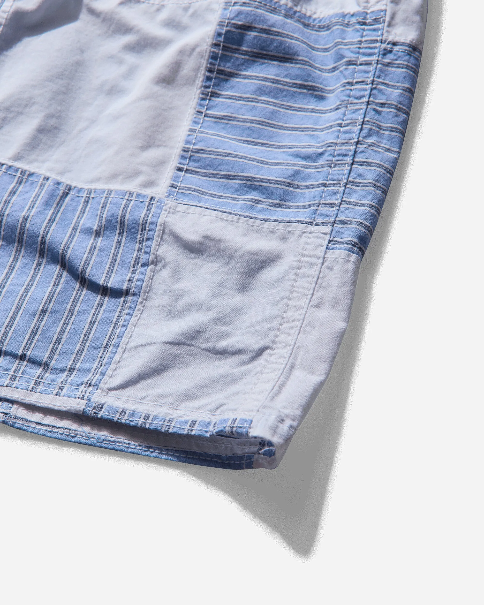 Women's HommeGirls Patchwork Boxer Shorts Azurine