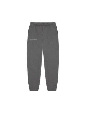 Womens Reclaimed Cotton Barrel-Leg Track Pants—reclaim charcoal