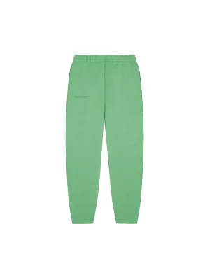 Womens Reclaimed Cotton Barrel-Leg Track Pants—reclaim jade