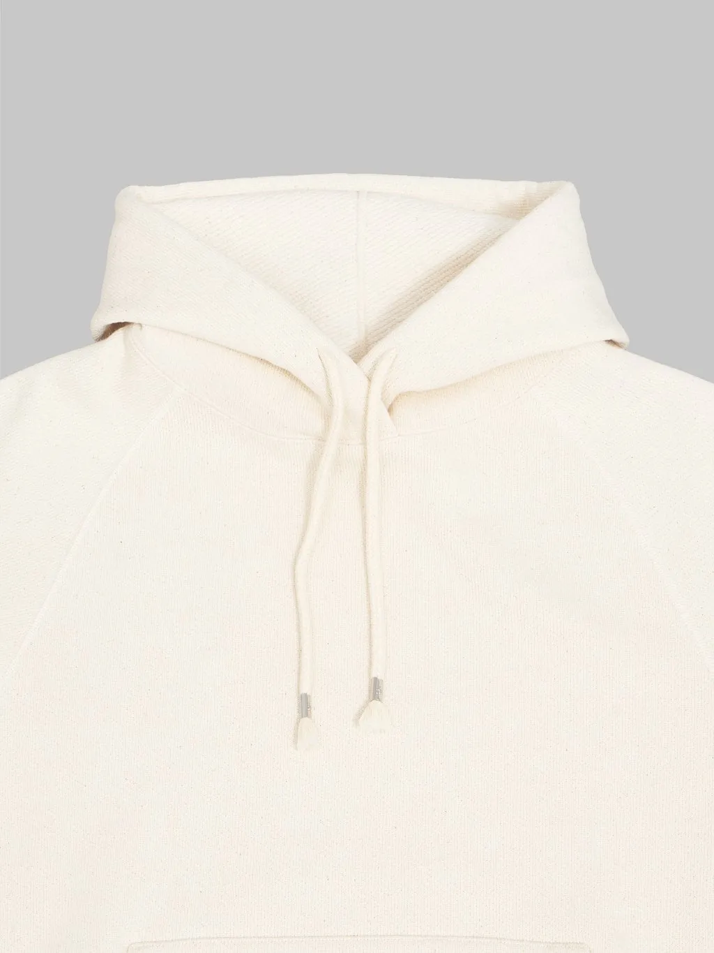 Wonder Looper Pullover Hoodie 876gsm Double Heavyweight French Terry Ecru