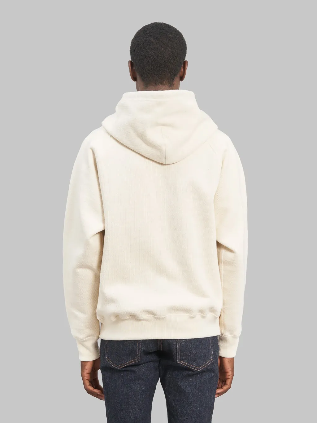 Wonder Looper Pullover Hoodie 876gsm Double Heavyweight French Terry Ecru