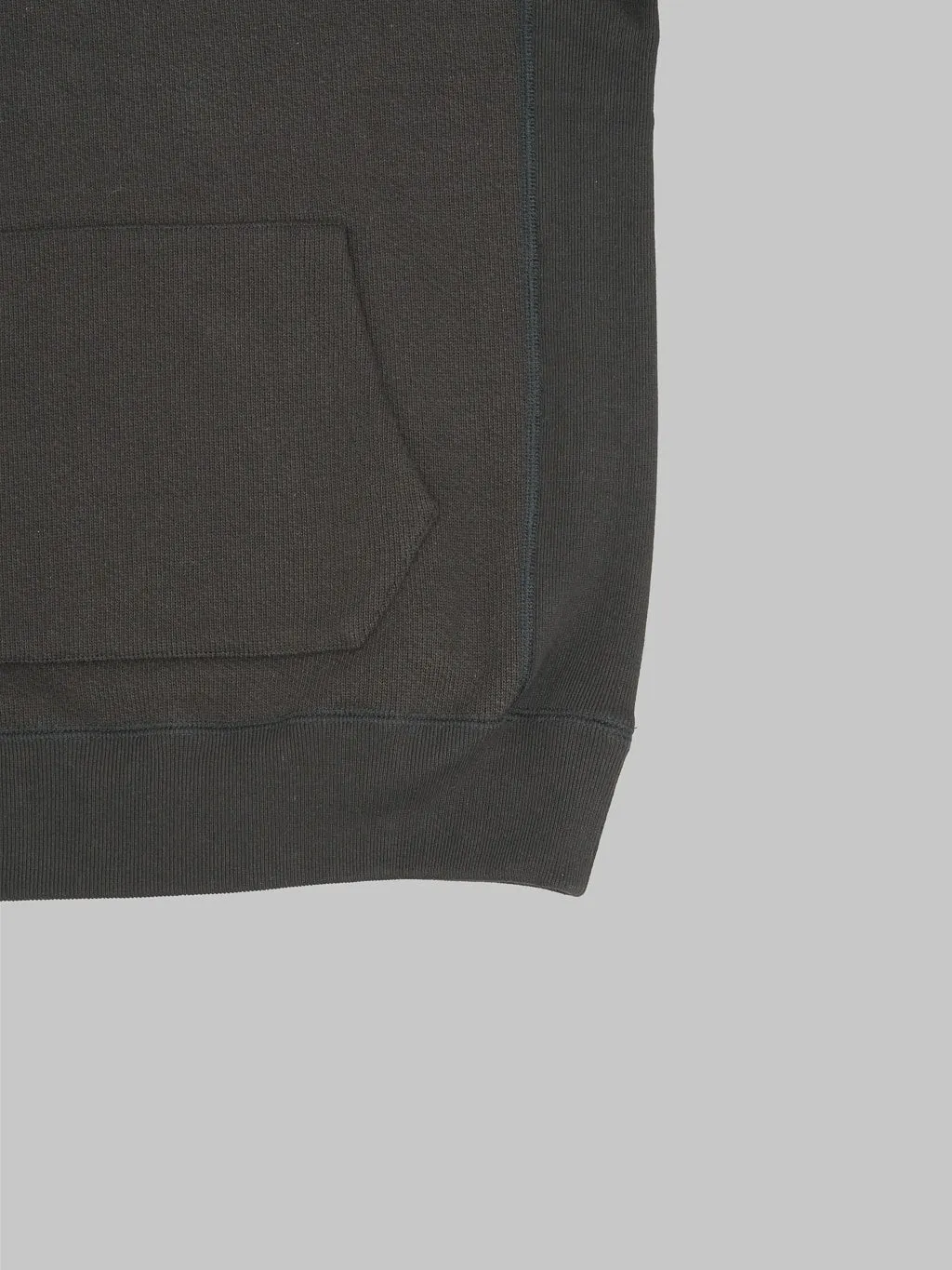 Wonder Looper Pullover Hoodie 876gsm Double Heavyweight French Terry Sumi Black