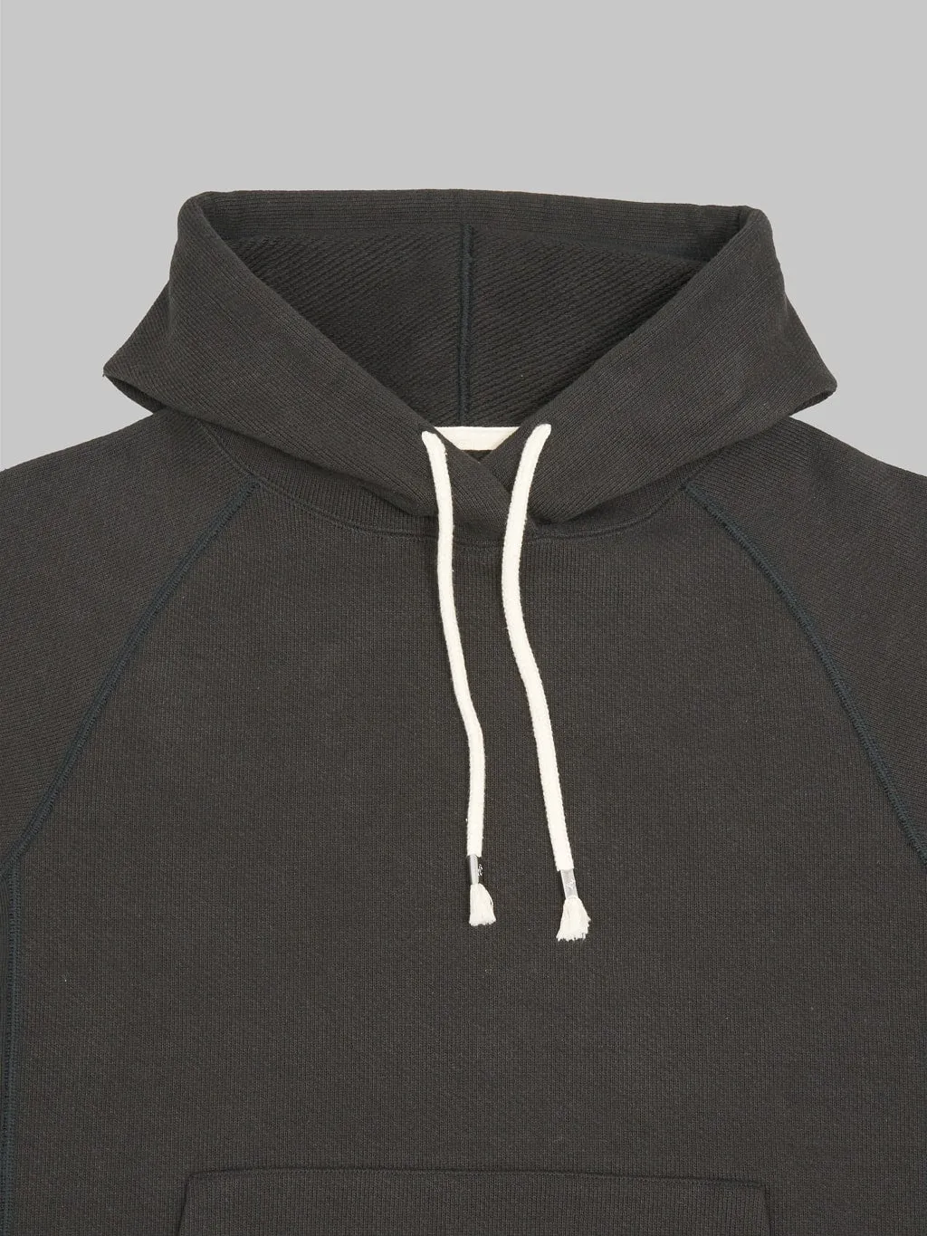 Wonder Looper Pullover Hoodie 876gsm Double Heavyweight French Terry Sumi Black