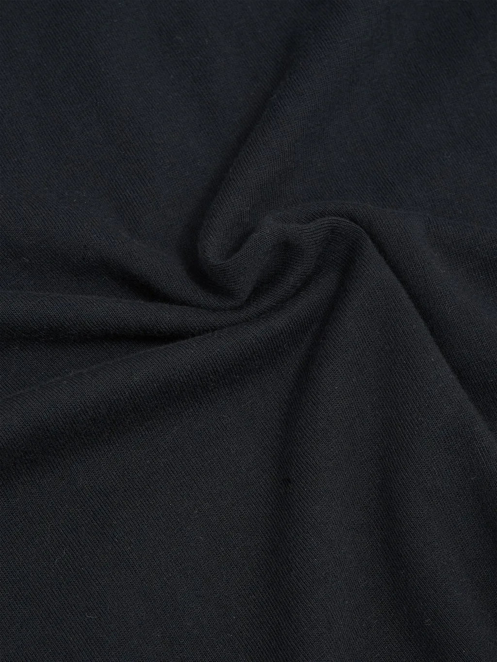 Wonder Looper Ultimate Pima Tsuriami Crewneck T-Shirt Black