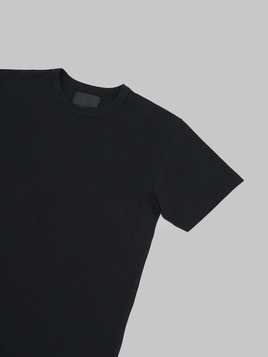 Wonder Looper Ultimate Pima Tsuriami Crewneck T-Shirt Black